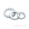 DIN6798 Blue Zinc External Teeth